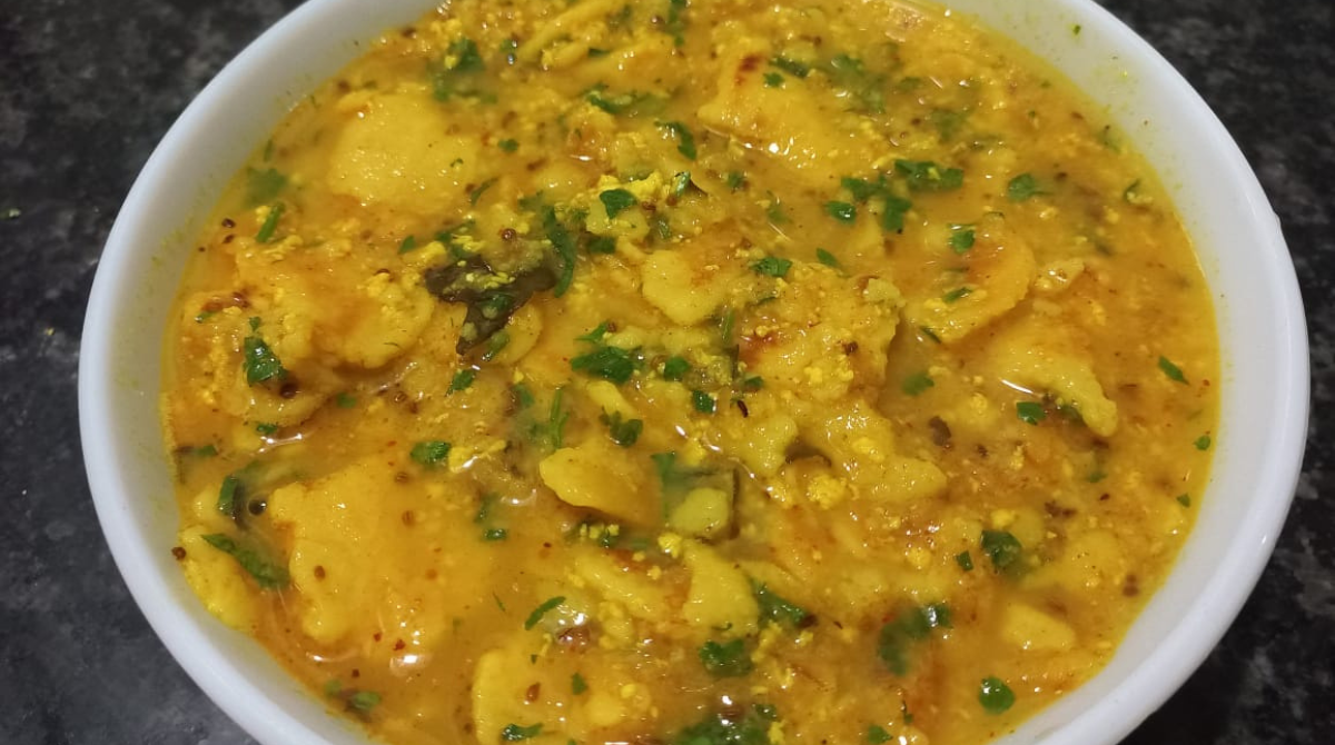 Chila Sabji with Curd Curry Best Recipe