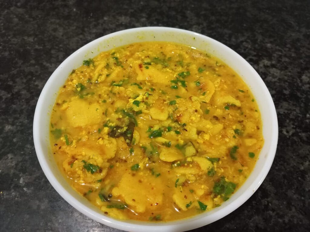 Chila Sabji with Curd Curry Best Recipe